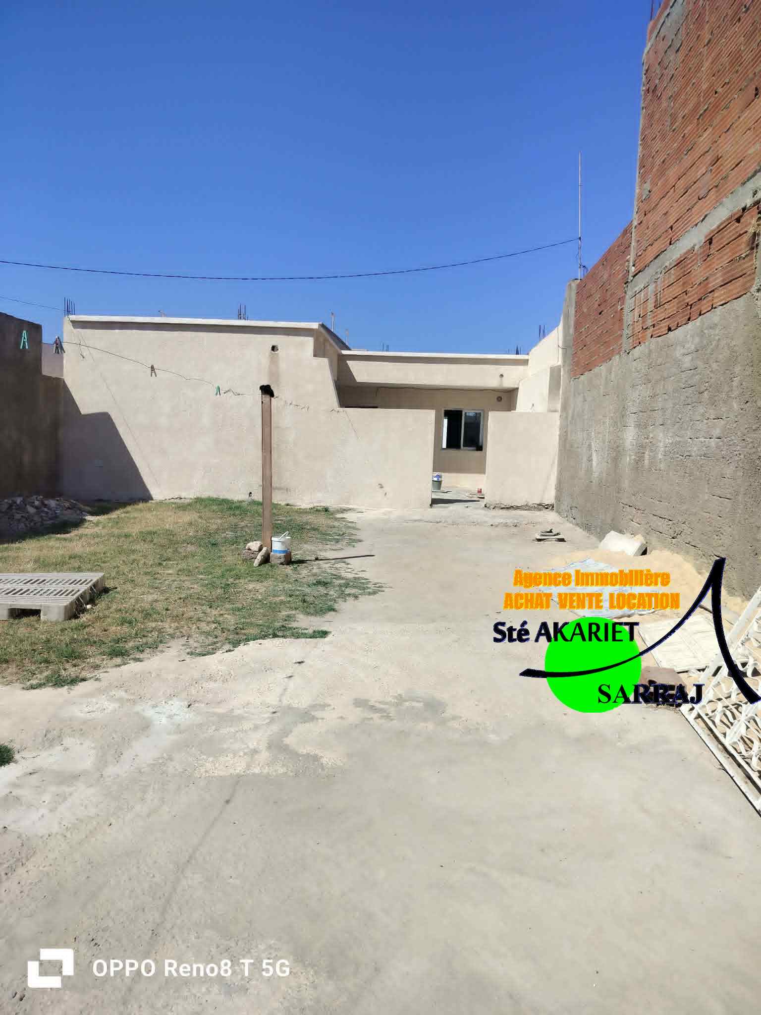 Hammam Sousse&nbsp;Hammam Sousse Gharbi&nbsp;Terrain&nbsp;Terrain nu&nbsp;Lot cl�tur� avec espace ext�rieur � hammem sousse