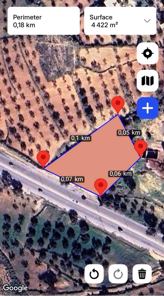 Sidi Bou Ali&nbsp;Sidi Bou Ali&nbsp;Terrain&nbsp;Terrain nu&nbsp;Lot 4500m pr�s mall of sousse vers sidi bouali