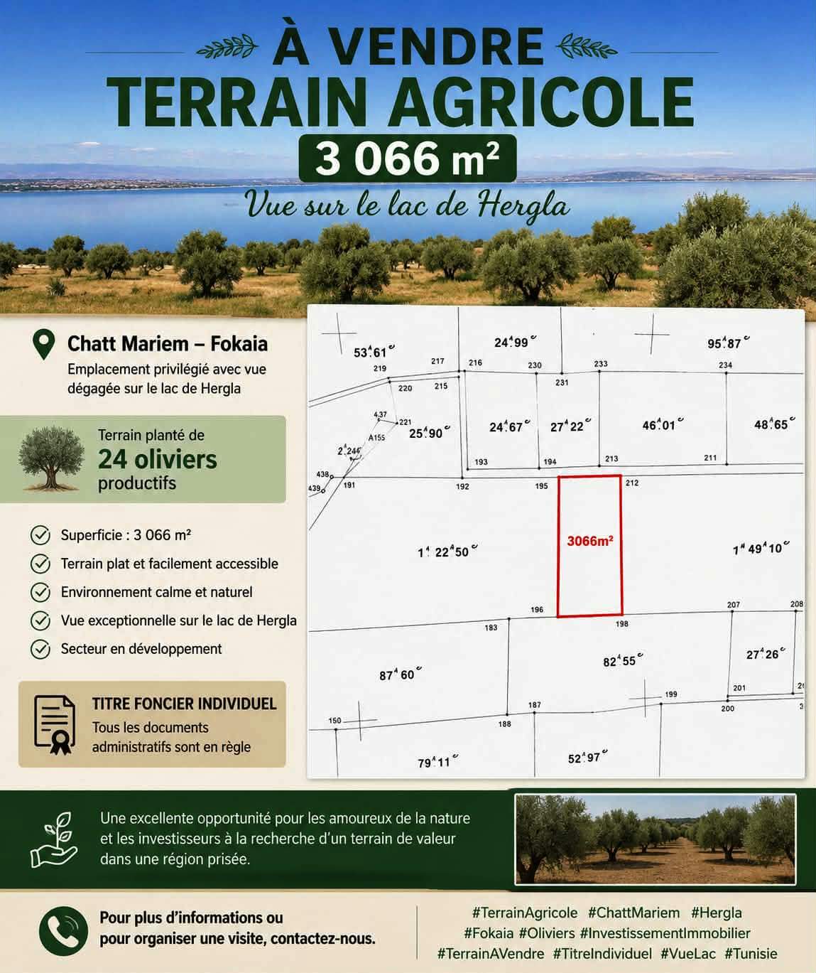 Terrain&nbsp;Terrain agricole