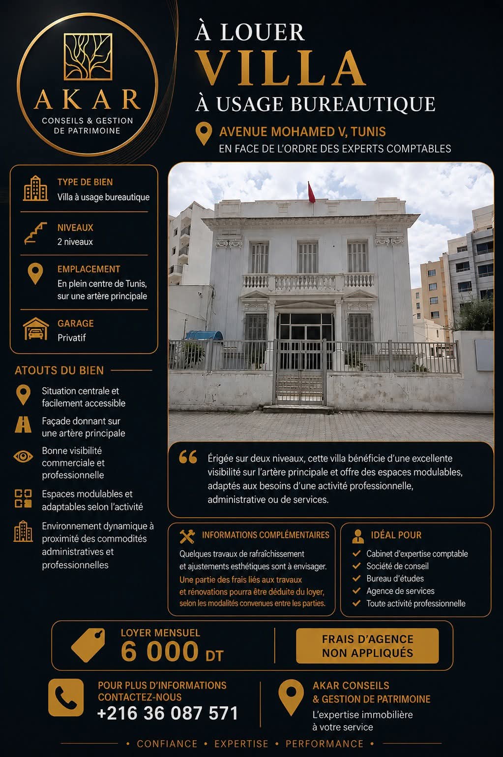 Bureaux & Commerces&nbsp;Bureau
