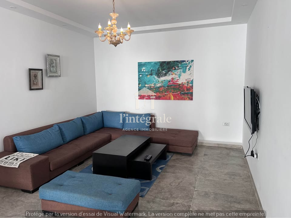 Mnihla&nbsp;Jardins d'el Menzah&nbsp;Location&nbsp;Appart. 2 pi�ces&nbsp;Magnifique s1 meubl� avec jardin
