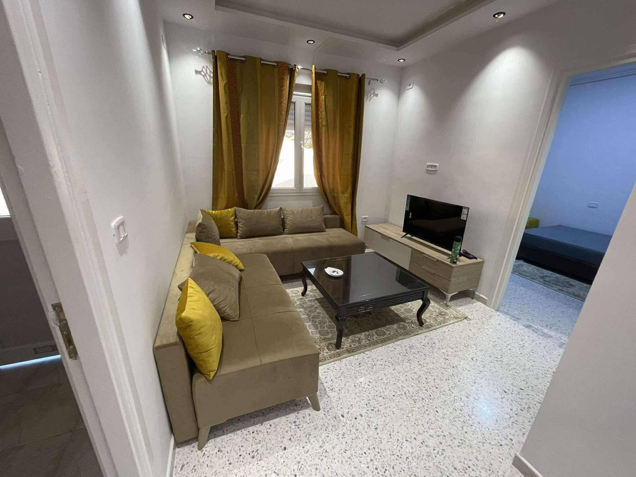 Raoued&nbsp;Ariana Essoughra&nbsp;Location&nbsp;Appart. 3 pi�ces&nbsp;S2 meuble 1200d ariana essoughra