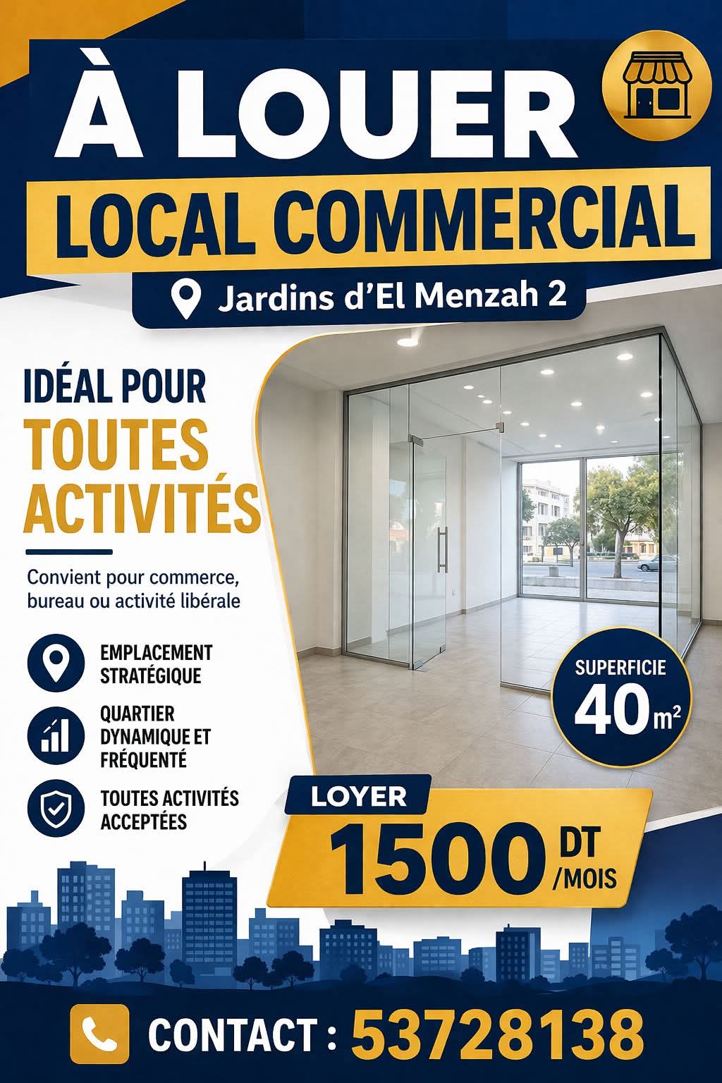 Bureaux & Commerces&nbsp;Surfaces