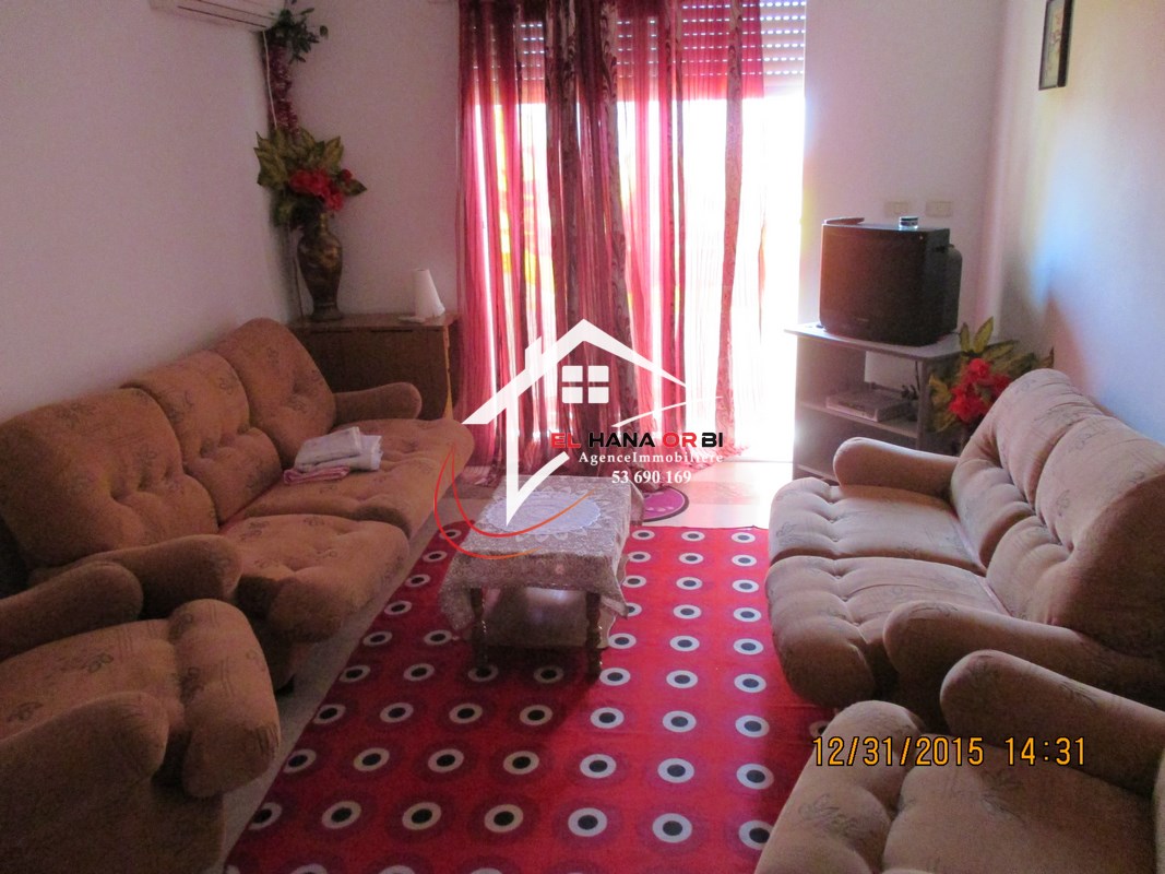 Mahdia&nbsp;Mahdia&nbsp;Location vacances&nbsp;Appart. 2 pi�ces&nbsp;S2 r�sidence la  vague pied dans l eau