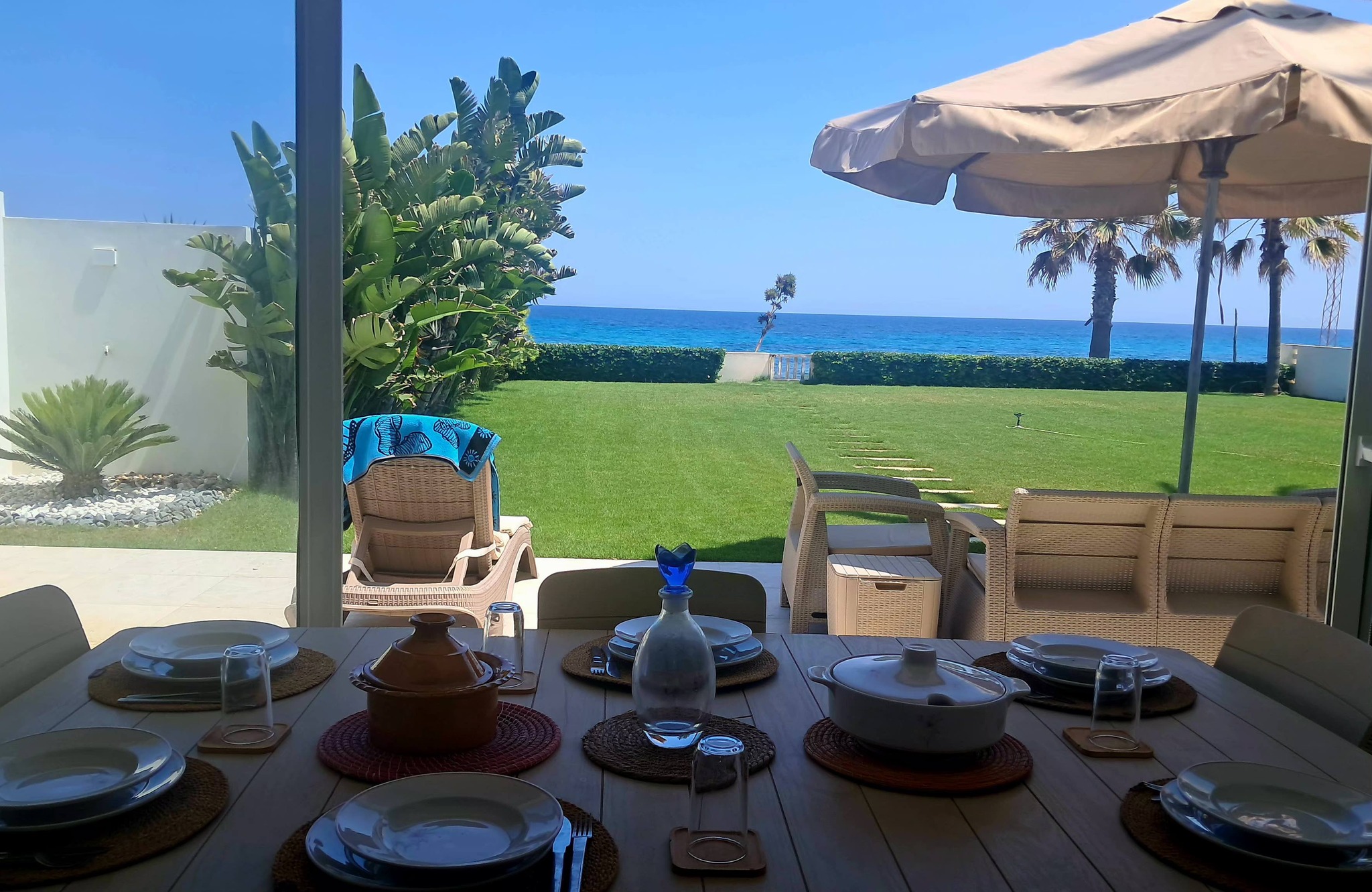 Beni Khiar&nbsp;El Maamoura&nbsp;Location&nbsp;Maisons&nbsp;Loue villa s4 pieds dans l'eau
