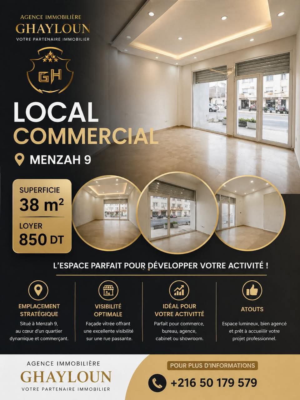 Bureaux & Commerces&nbsp;Surfaces