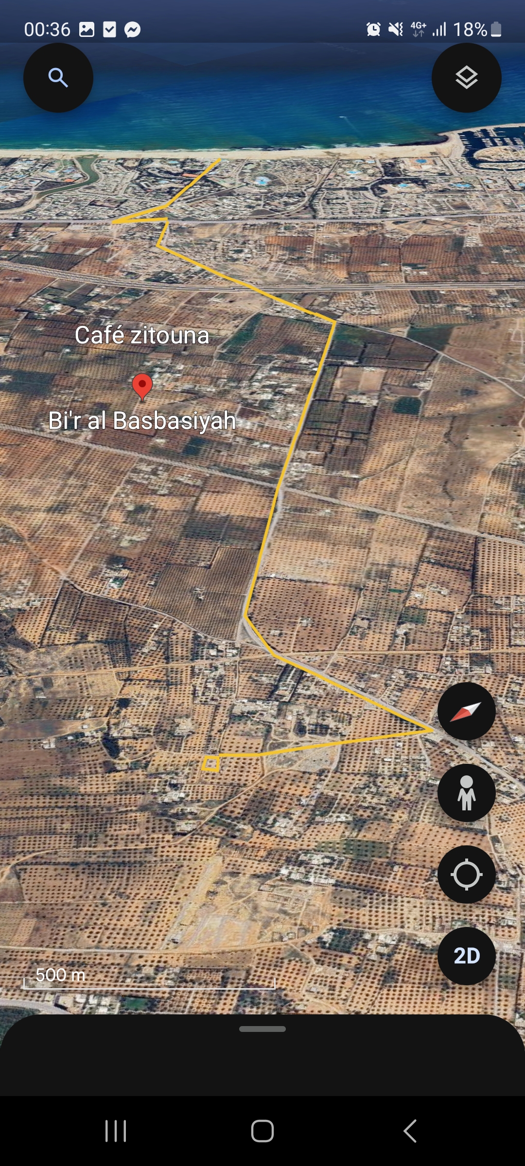 Hammamet&nbsp;Sidi Hmed&nbsp;Terrain&nbsp;Terrain nu&nbsp;Hammamet sud  bonne voisinage 7min de marina