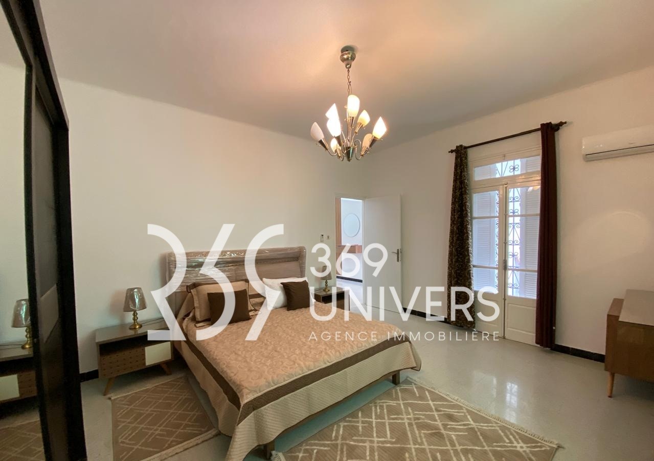La Marsa&nbsp;Marsa Safsaf&nbsp;Location&nbsp;Appart. 3 pi�ces&nbsp;Rdc meubl� avec terrasse � la marsa ref ra172