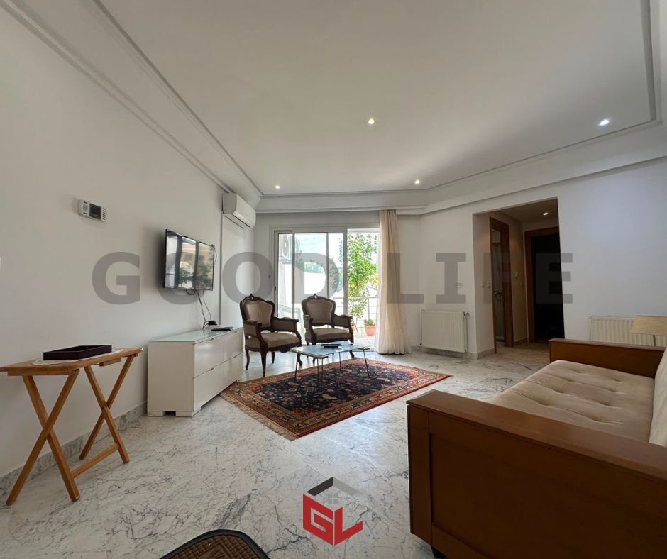 Ain Zaghouan&nbsp;Jardins de Carthage&nbsp;Location&nbsp;Appart. 2 pi�ces&nbsp;S1 meubl� aux jardins de carthage
