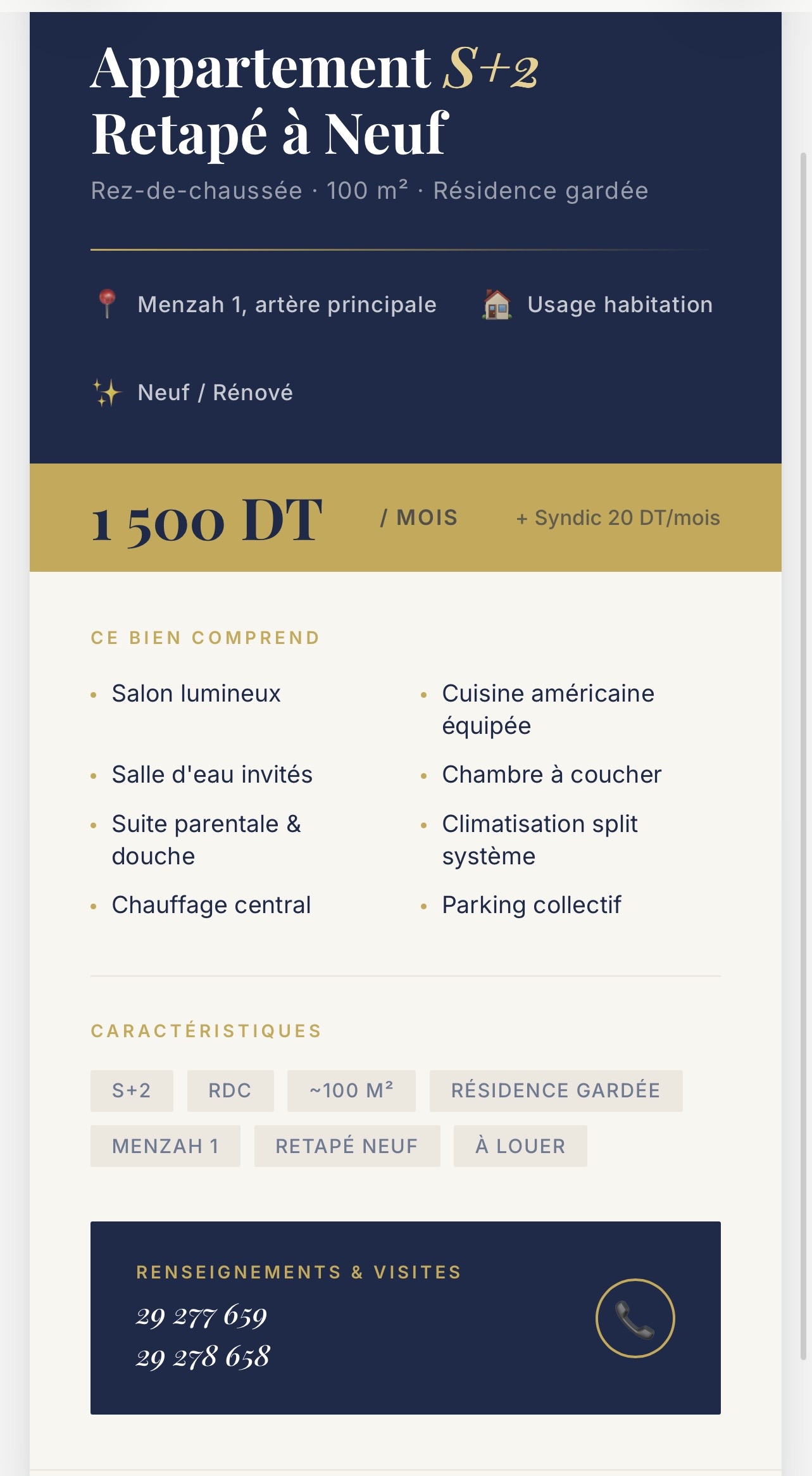 Location&nbsp;Appart. 3 pi�ces