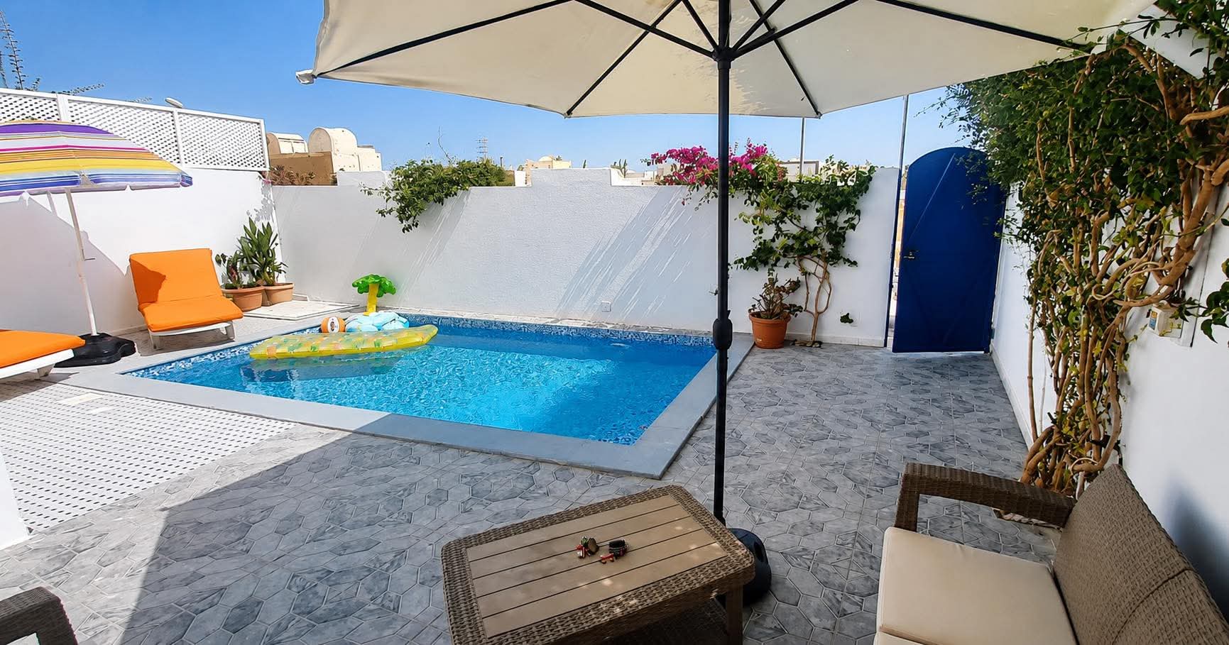 Djerba - Midoun&nbsp;Midoun&nbsp;Location&nbsp;Appart. 2 pi�ces&nbsp;Villa � l'ann�e