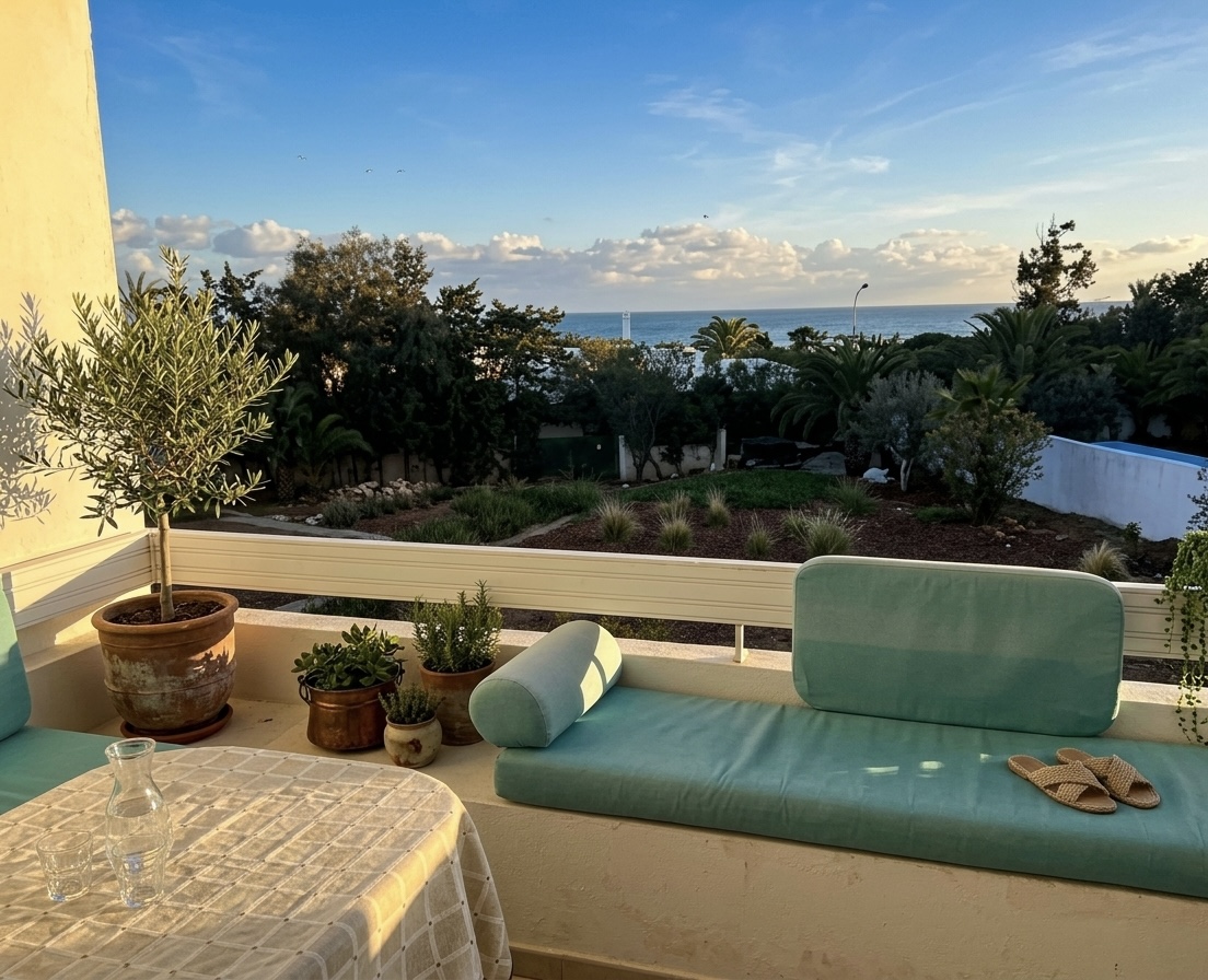 Hammamet&nbsp;Hammamet&nbsp;Location&nbsp;Appart. 1 pi�ce&nbsp;Un bel apart pied dans l eau pour les vacances