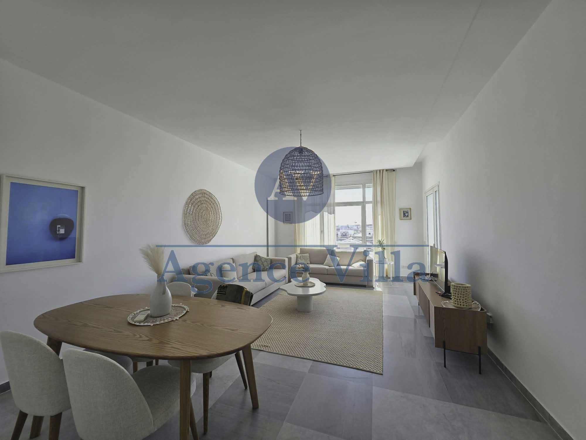 La Marsa&nbsp;Berge Du Lac&nbsp;Location&nbsp;Appart. 4 pi�ces&nbsp;Appartement s3 meubl� avec vue sur lac