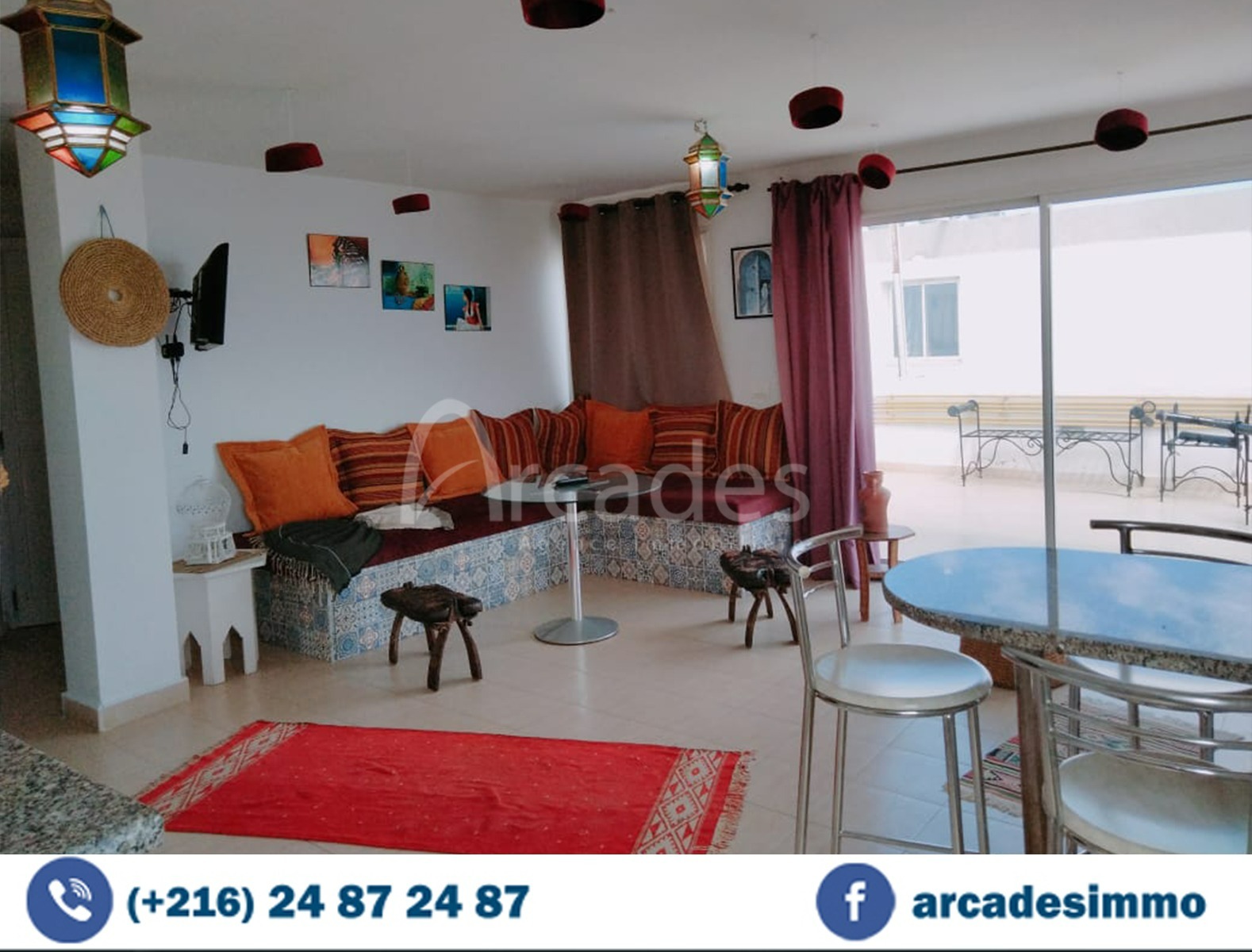 Monastir&nbsp;Monastir&nbsp;Location&nbsp;Appart. 1 pi�ce&nbsp;S1 pour les vacances marina monastir