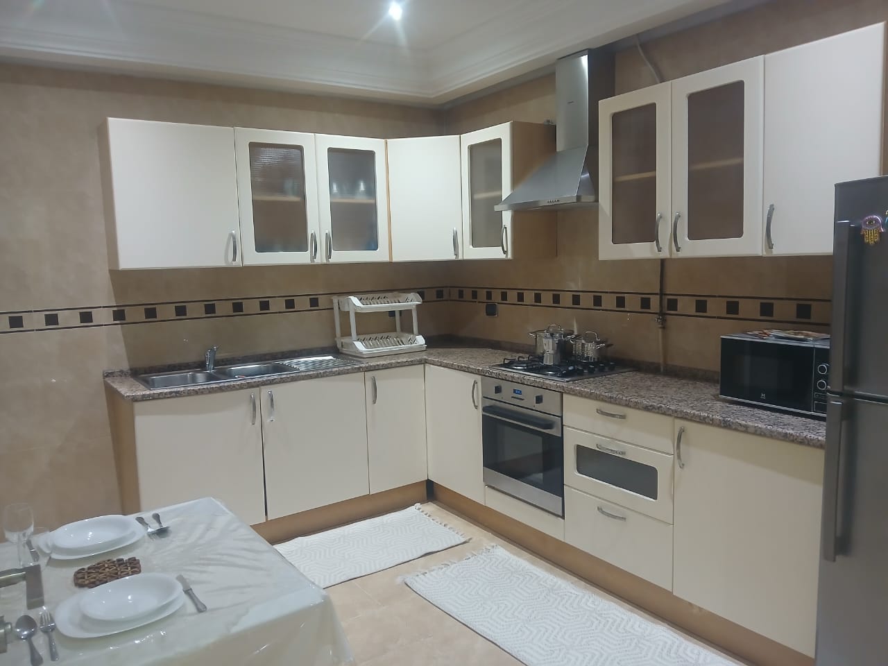 Ain Zaghouan&nbsp;Ain Zaghouan&nbsp;Location&nbsp;Appart. 3 pi�ces&nbsp;Sup app meubl� s2 lumineux pr�s de carrefour marsa