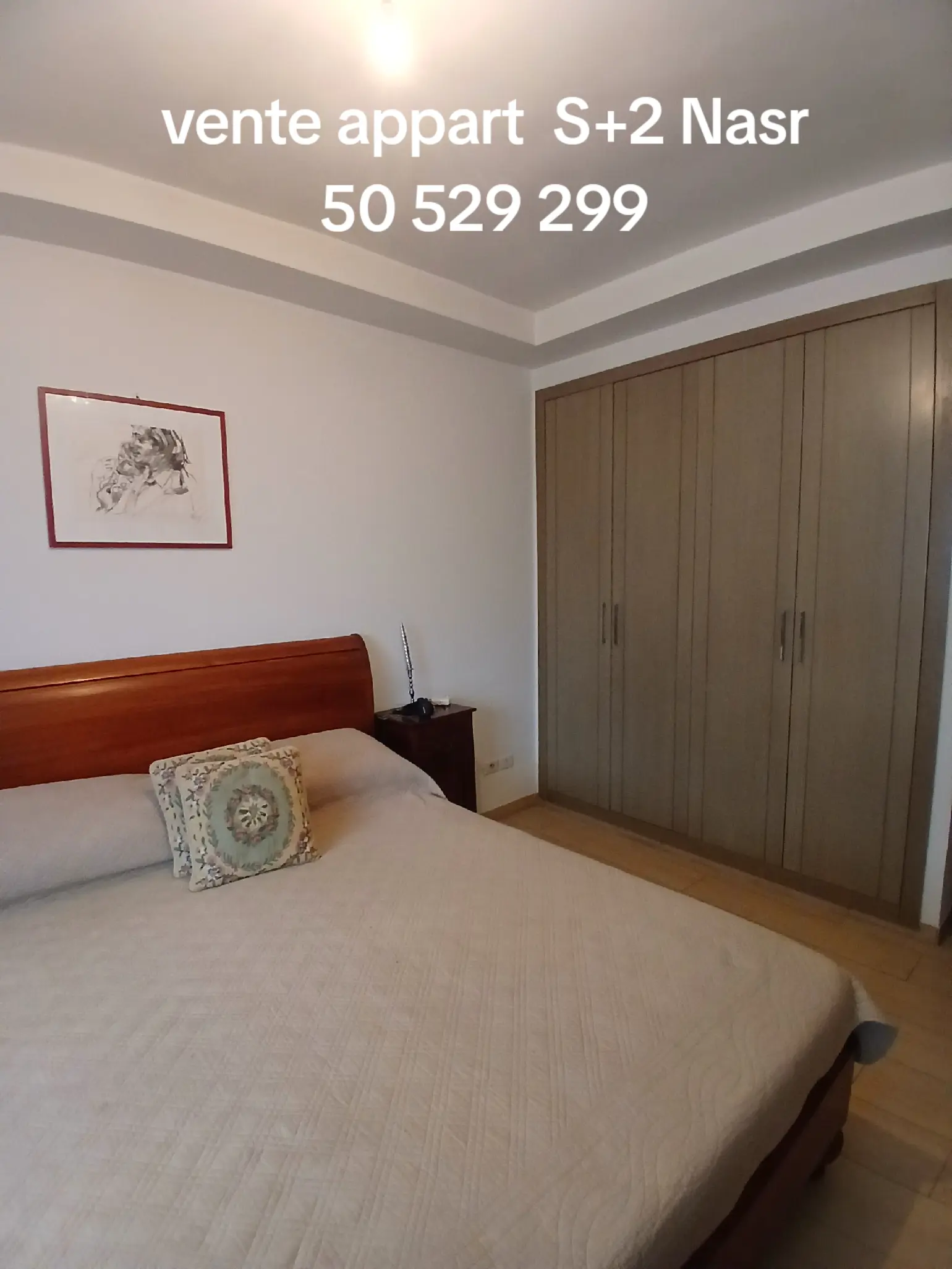 Ariana Ville&nbsp;Cite Ennasr 2&nbsp;Vente&nbsp;Appart. 3 pi�ces&nbsp;Appartement s2 cit� nasr av hedi nouira