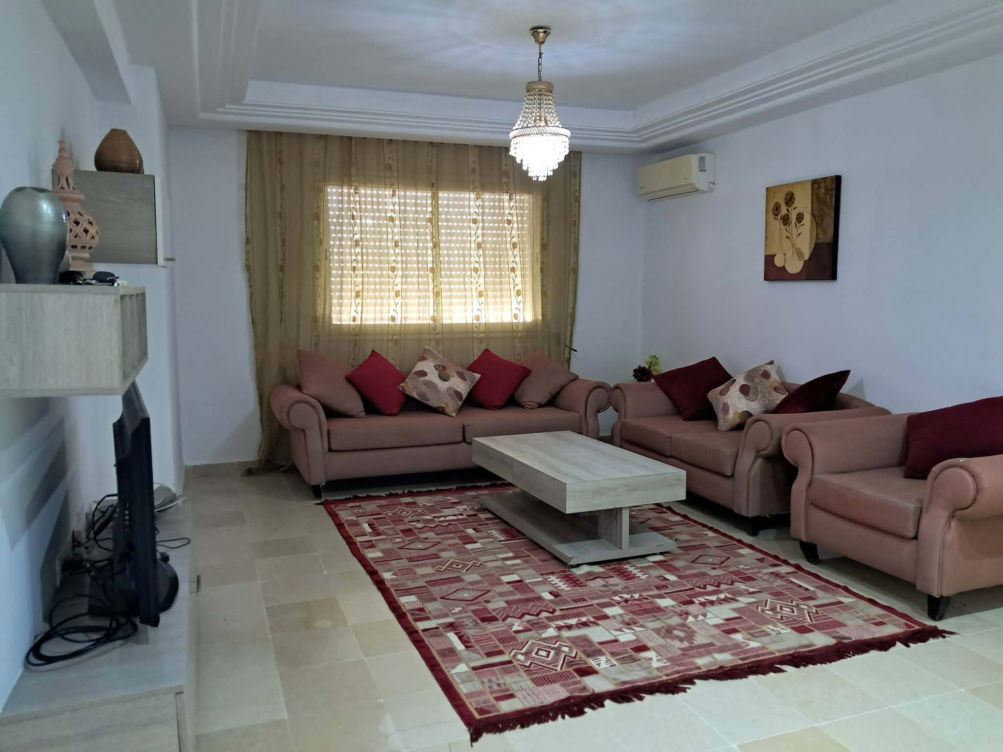Raoued&nbsp;Cite El Ghazala 1&nbsp;Location&nbsp;Appart. 3 pi�ces&nbsp;Cit� la ghazelle loc s2 meubl�