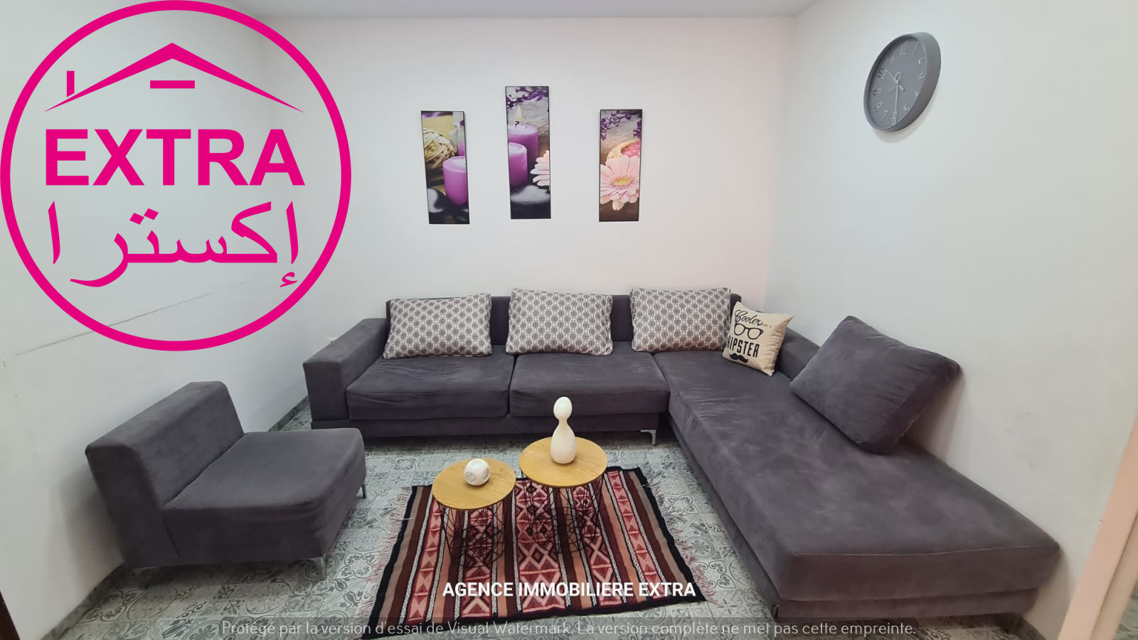 Dar Chaabane Elfehri&nbsp;Dar Chaabane Plage&nbsp;Location&nbsp;Appart. 2 pi�ces&nbsp;Appartement meubl� au lido