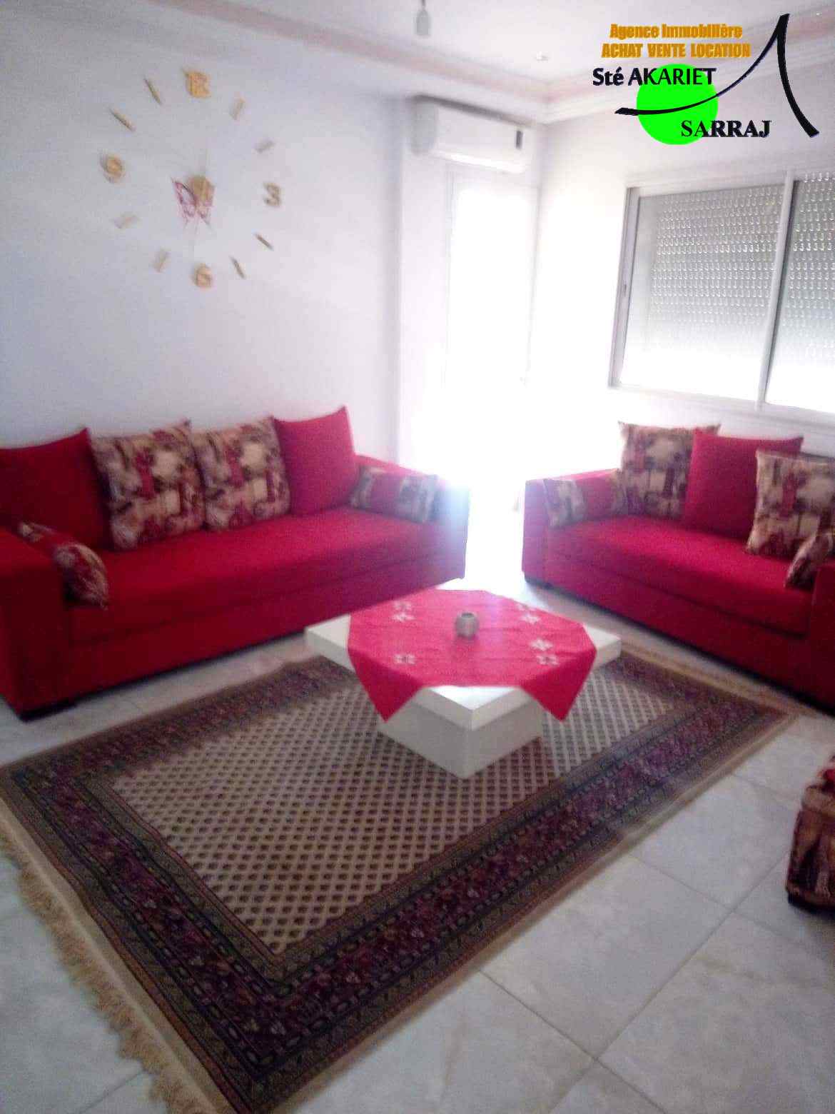 Sousse Jaouhara&nbsp;Sahloul&nbsp;Vente&nbsp;Appart. 4 pi�ces&nbsp;Spacieux appartement s3 � sahloul 3