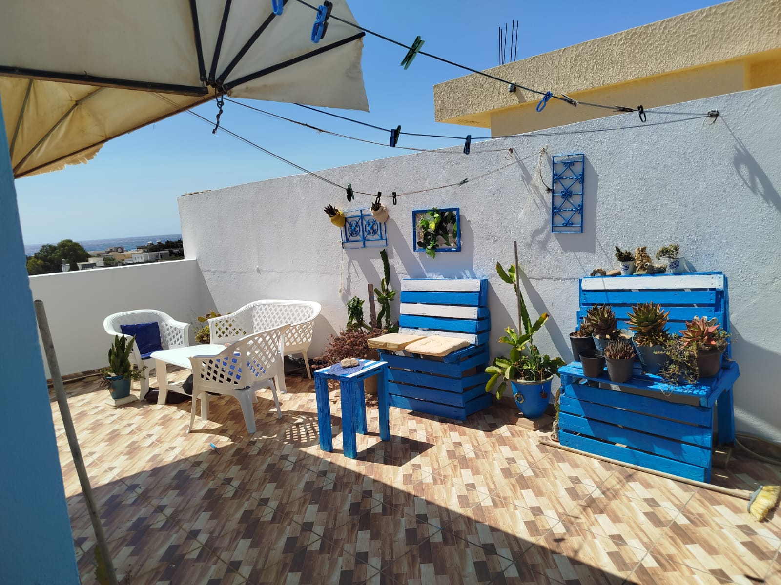 El Haouaria&nbsp;Cite Touristique&nbsp;Location vacances&nbsp;Maisons&nbsp;Duplex tres luxueux plage sud elchatt guebli