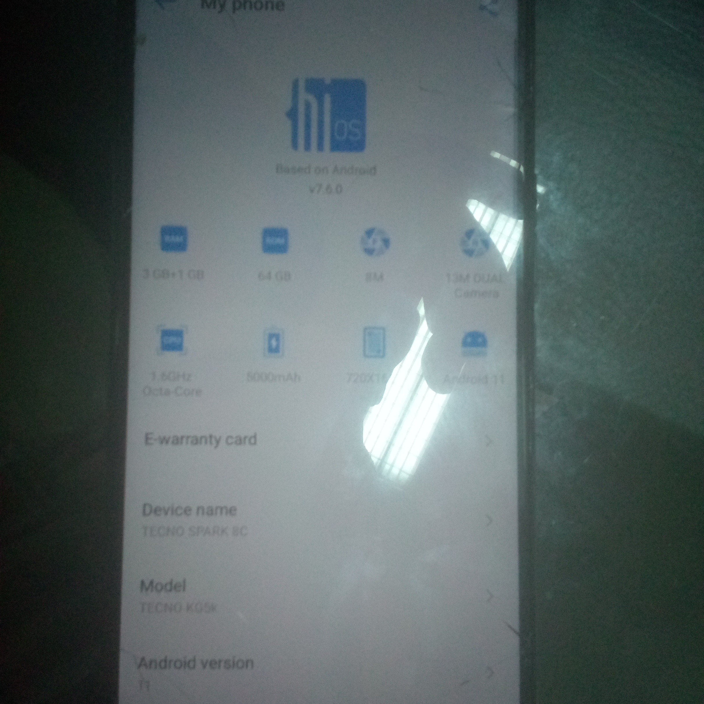 Sidi El Bechir&nbsp;Sidi El Bechir&nbsp;Autre Marque&nbsp;Autre Mod�le&nbsp;Portable infinix techno spark 8