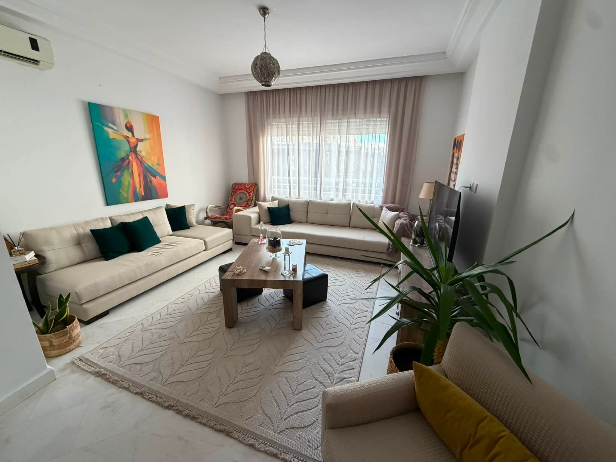 Ariana Ville&nbsp;Cite Ennasr 2&nbsp;Location&nbsp;Appart. 3 pi�ces&nbsp;S2 1500 d ennasr 2
