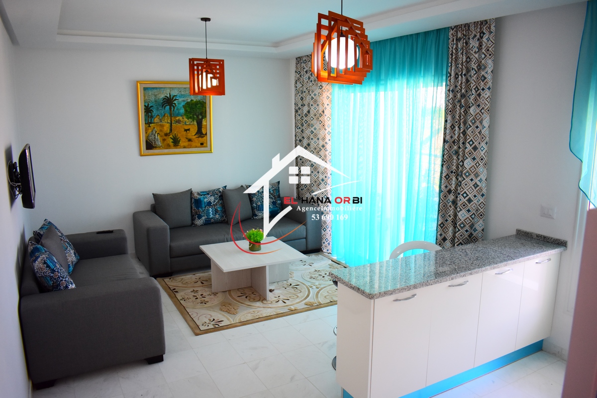 Mahdia&nbsp;Mahdia&nbsp;Location vacances&nbsp;Appart. 2 pi�ces&nbsp;Appartement s2 rz fatimide vue sur mer  mahdia