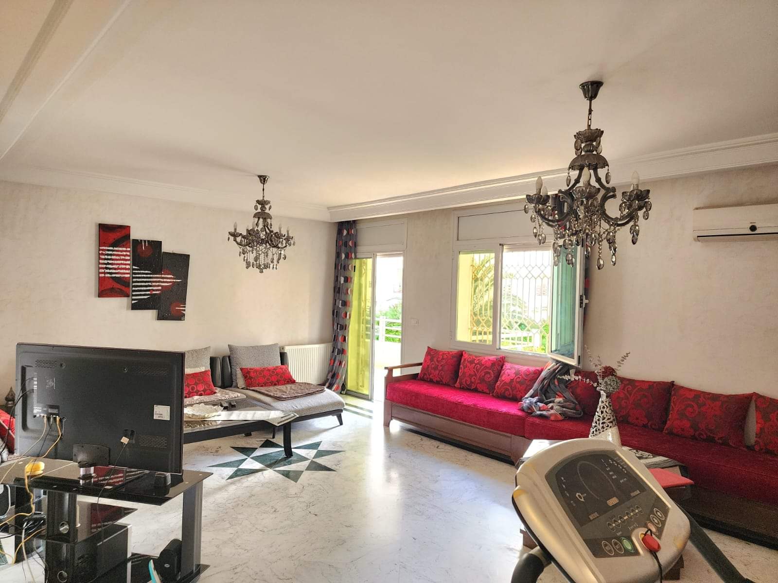 Mnihla&nbsp;Jardins d'el Menzah&nbsp;Location&nbsp;Appart. 3 pi�ces&nbsp;Appartement s2 � jardin d'el menzah 2