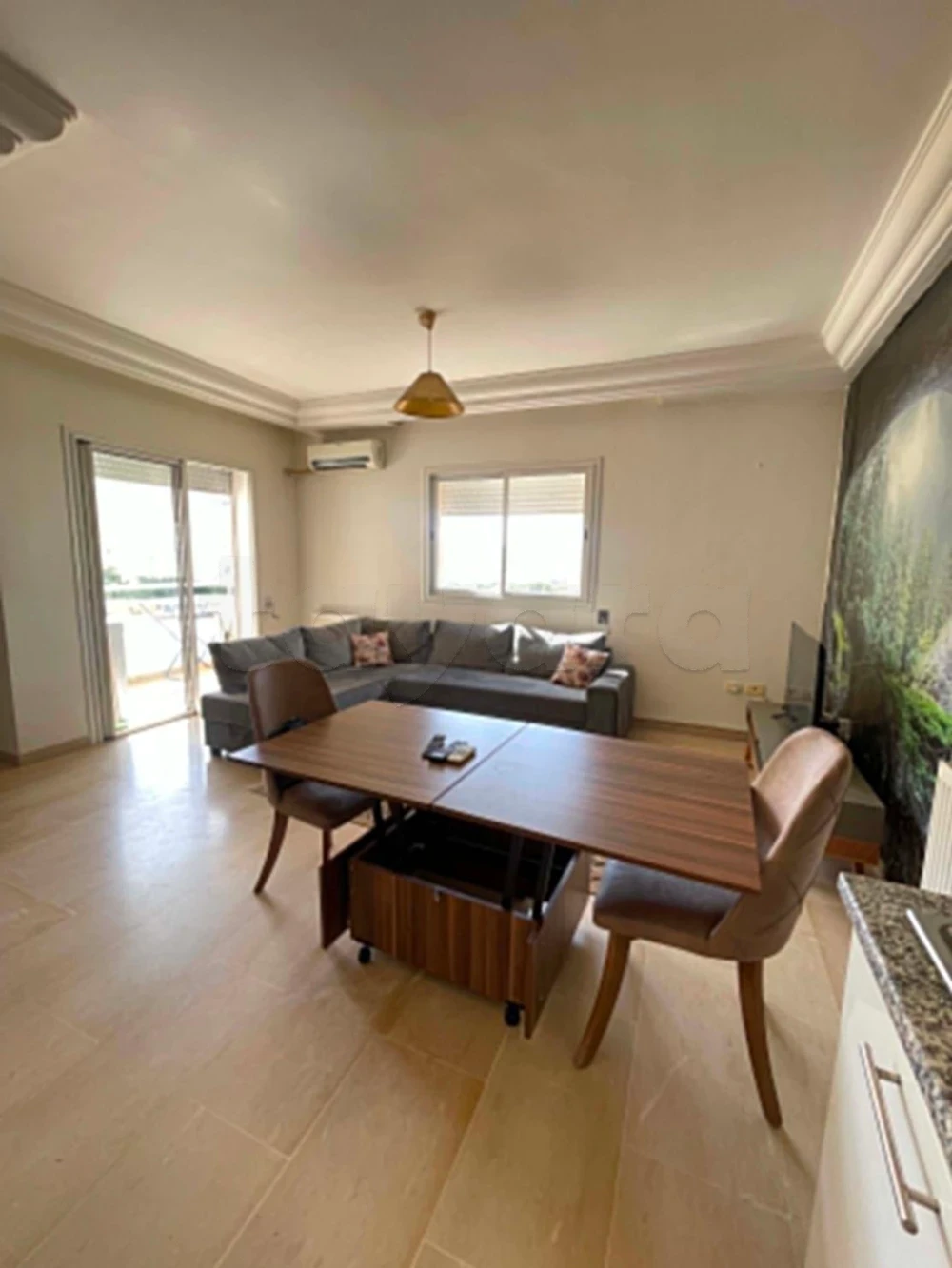 Mnihla&nbsp;Jardins d'el Menzah&nbsp;Location&nbsp;Appart. 2 pi�ces&nbsp;Appartement s1 meubl� situ� � jardin d'el menzah 2
