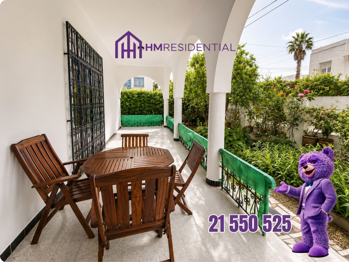 La Marsa&nbsp;Marsa Safsaf&nbsp;Location&nbsp;Appart. 3 pi�ces&nbsp;S3 meubl� � la marsa corniche