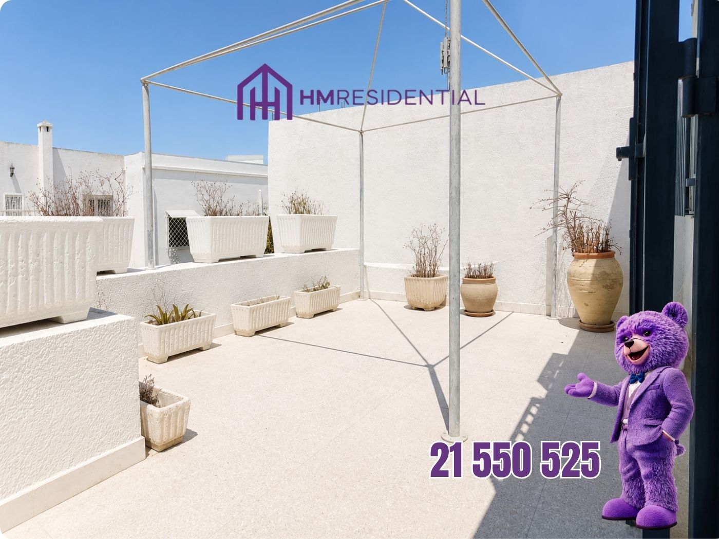 La Marsa&nbsp;Marsa Ennassim&nbsp;Location&nbsp;Appart. 2 pi�ces&nbsp;S2 � la marsa nassim