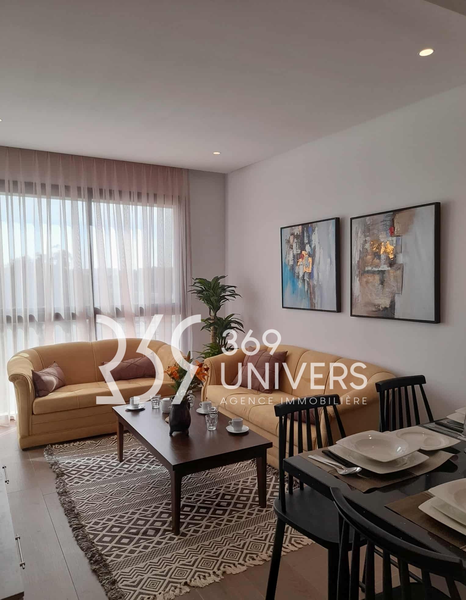 Ain Zaghouan&nbsp;Jardins de Carthage&nbsp;Location&nbsp;Appart. 1 pi�ce&nbsp;Appartement meubl� au jdc ref ra178