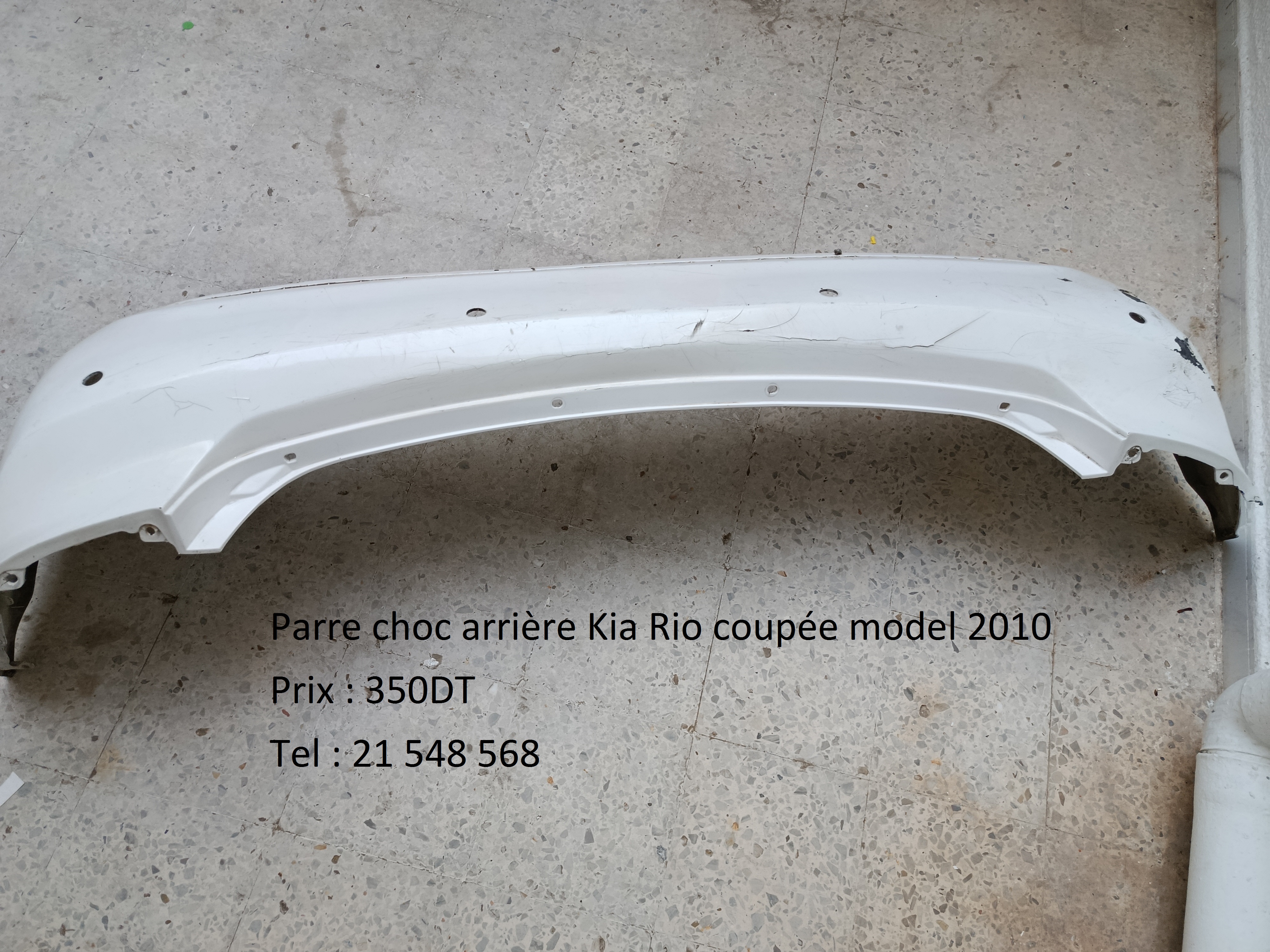 Bizerte Nord&nbsp;Bizerte&nbsp;Pi�ces de voiture ancienne&nbsp;Autres Marques : Pi�ces&nbsp;Pare choc arri�re kia rio coup�e model 2010