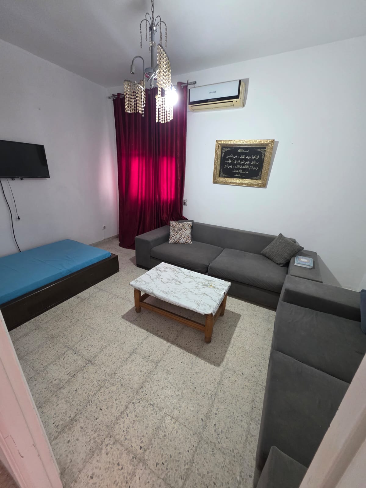 El Menzah&nbsp;El Manar 1&nbsp;Location&nbsp;Appart. 3 pi�ces&nbsp;S2 meubl� 3 chambres s�par�es manar1