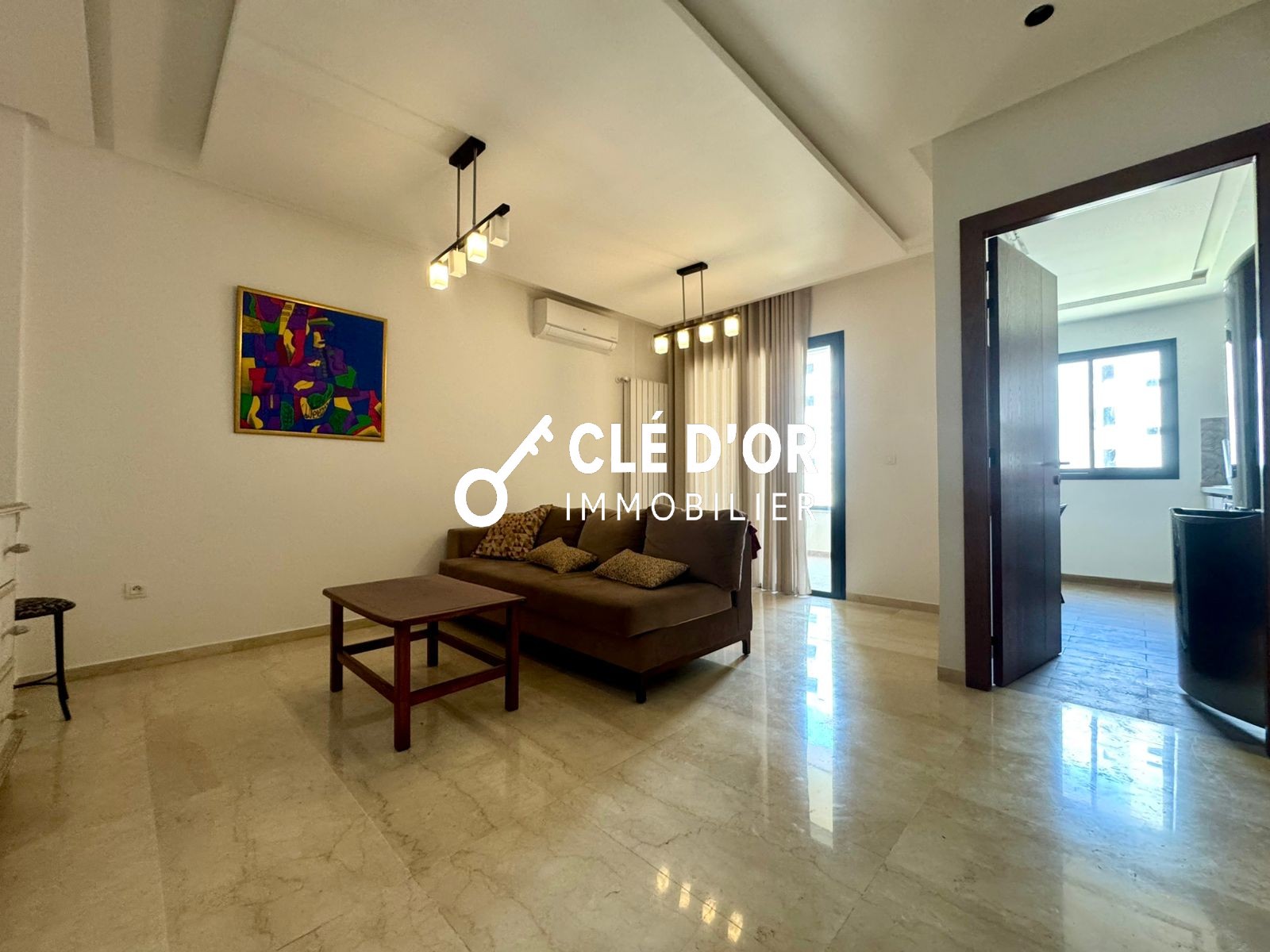 Ain Zaghouan&nbsp;Jardins de Carthage&nbsp;Location&nbsp;Appart. 2 pi�ces&nbsp;Un bel appartement s2 au jardin de carthage