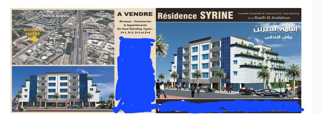 Ariana Ville&nbsp;Riadh Landlous&nbsp;Terrain&nbsp;Terrain nu&nbsp;Occasion a ne pat rater