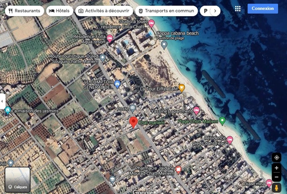 Akouda&nbsp;Chatt Meriem&nbsp;Vente&nbsp;Maisons&nbsp;Immeuble 3etages surfaces500m2 composer 3 appart