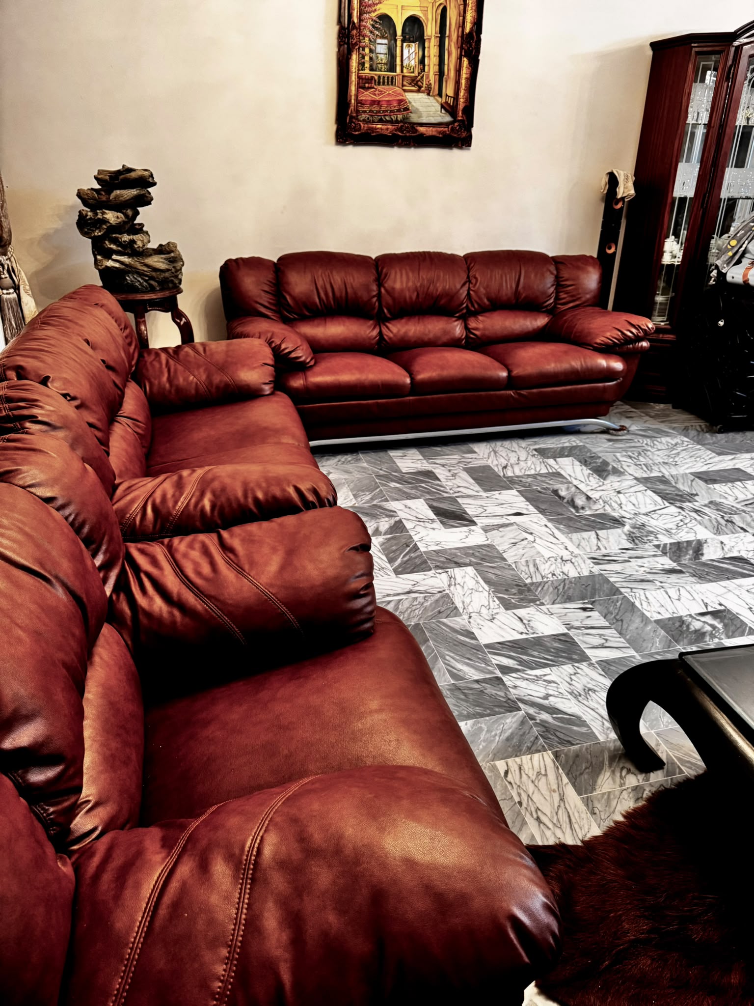 Ezzahra&nbsp;Ezzahra&nbsp;Salon - Salle � manger &nbsp;Salons&nbsp;Salon semi cuir