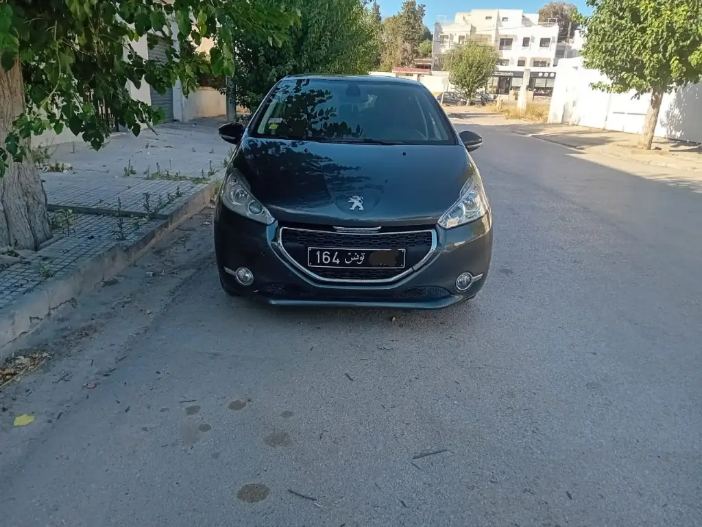 Ain Zaghouan&nbsp;Jardins de Carthage&nbsp;Peugeot&nbsp;208&nbsp;208 excellente etat