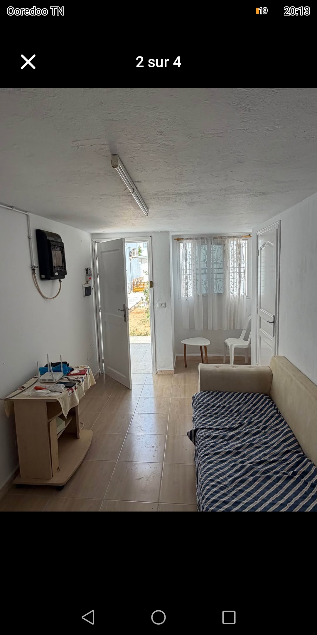 Ariana Ville&nbsp;Cite Ennasr 2&nbsp;Location&nbsp;Appart. 2 pi�ces&nbsp;S1 meubl� 850 dt par mois
