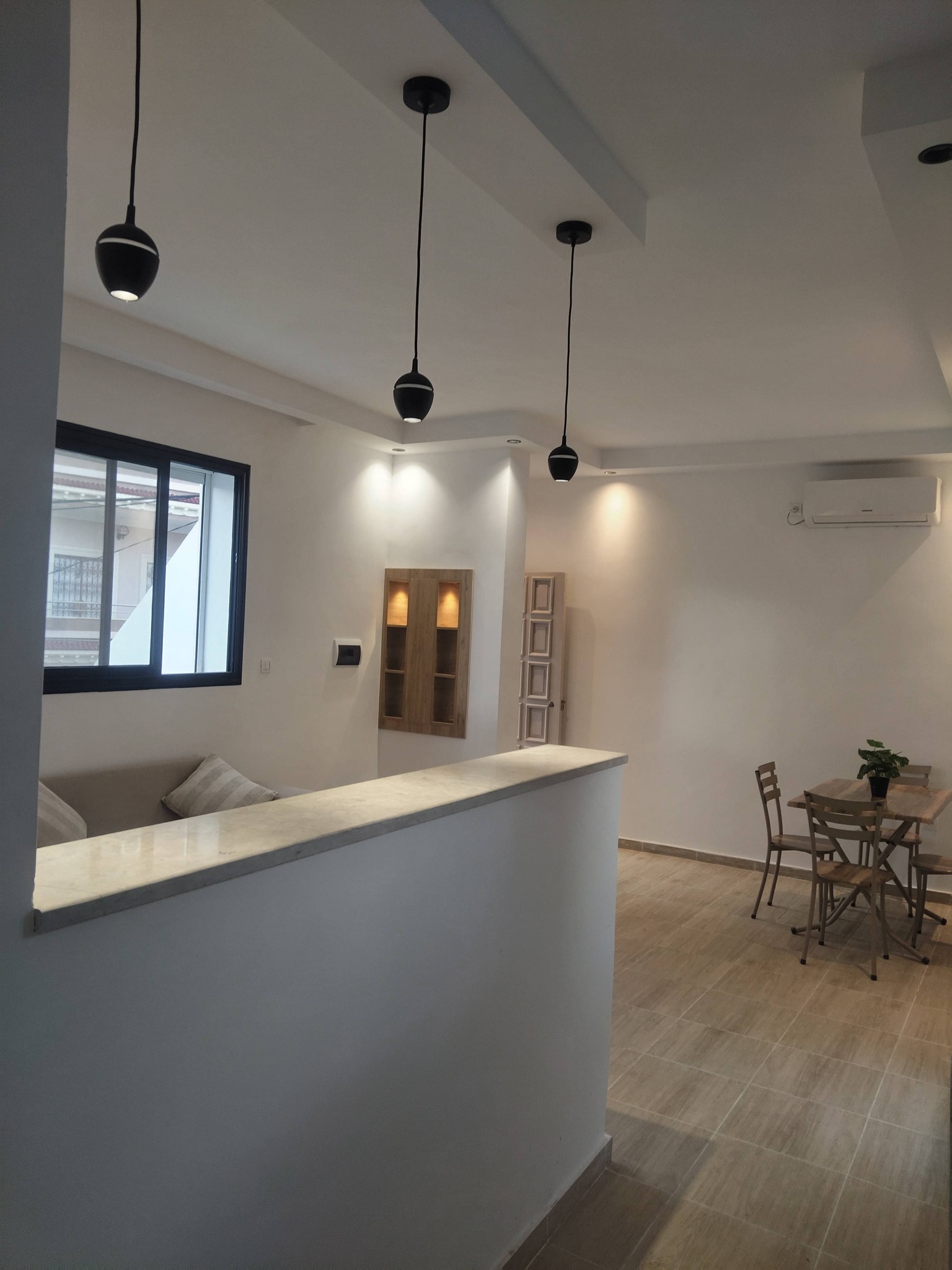 Bizerte Nord&nbsp;Cite De La Sante&nbsp;Location&nbsp;Appart. 2 pi�ces&nbsp;Longue dur�e