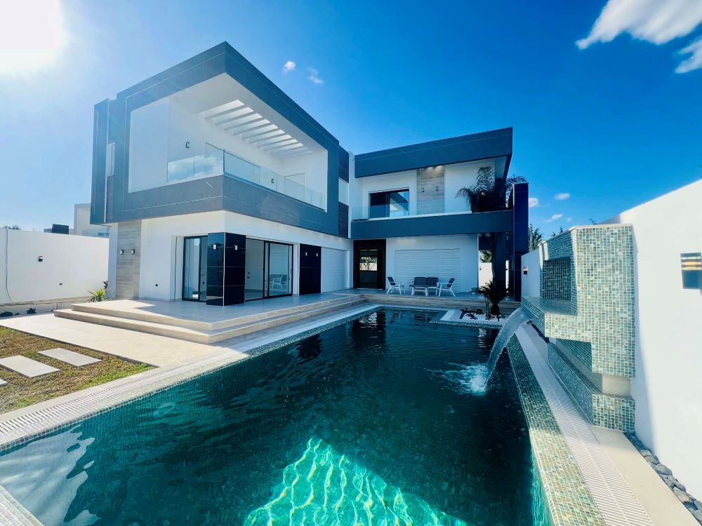 Hammamet&nbsp;Hammamet&nbsp;Vente&nbsp;Maisons&nbsp;V605 villa turquoise gh