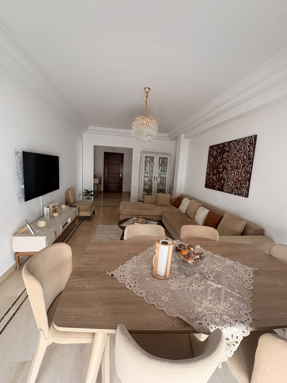 Mnihla&nbsp;Jardins d'el Menzah&nbsp;Location&nbsp;Appart. 3 pi�ces&nbsp;Appartement s plus hs meubl� � jardin d'el menzah2