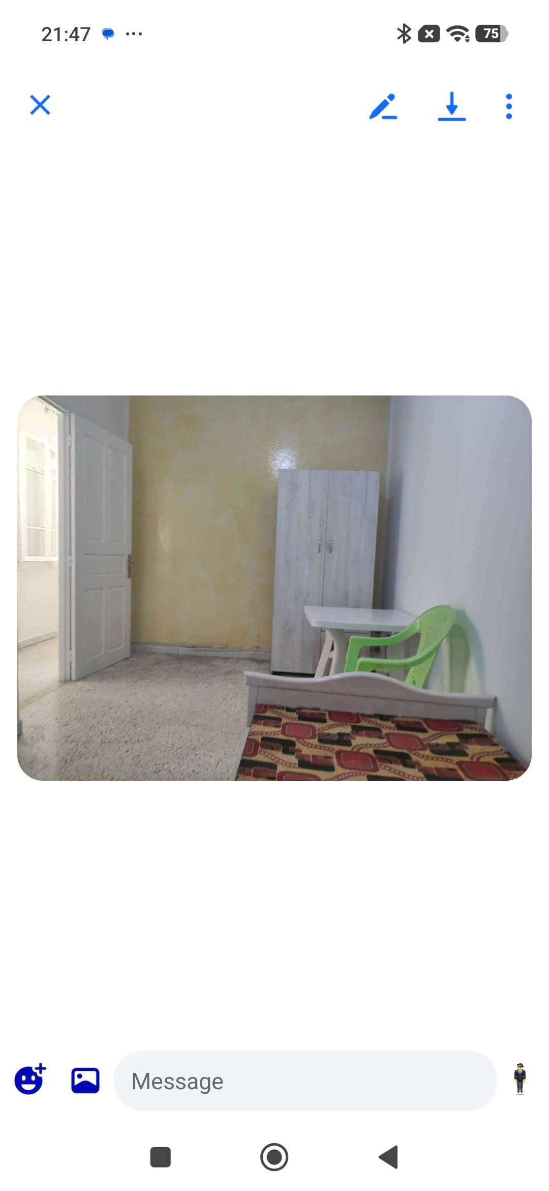 Bab Souika&nbsp;Bab Saadoun&nbsp;Location&nbsp;Appart. 1 pi�ce&nbsp;Locachambre