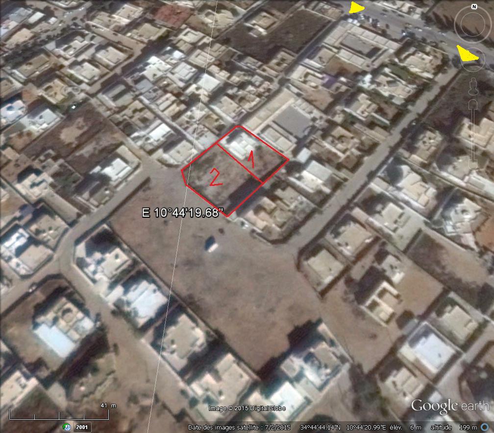 Sfax Sud&nbsp;El Ain&nbsp;Terrain&nbsp;Terrain nu&nbsp;Terrain de 620 m2 route el ain km 2