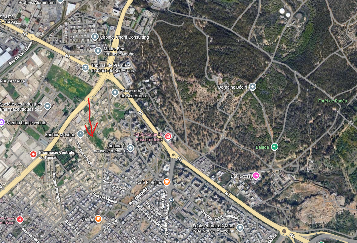 Rades&nbsp;Cite Nouvelle&nbsp;Terrain&nbsp;Terrain nu&nbsp;Terrain r�sidentiel � fort rendement