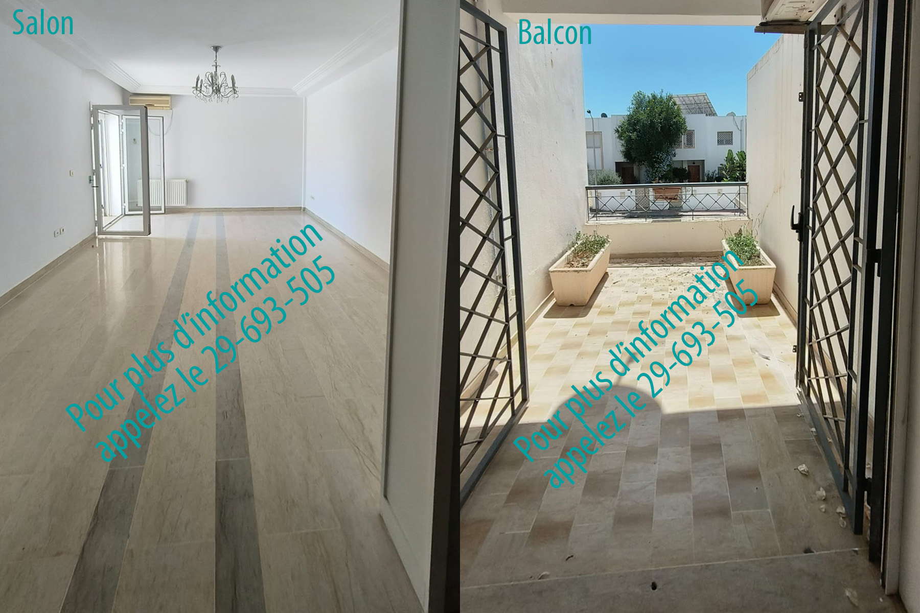 La Marsa&nbsp;Gammart&nbsp;Vente&nbsp;Appart. 3 pi�ces&nbsp;Appt gammarth sup�rieur en excellent �tat