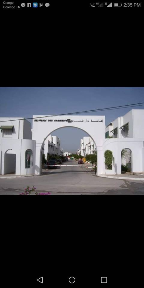La Marsa&nbsp;Gammart&nbsp;Location&nbsp;Appart. 2 pi�ces&nbsp;S2  r�sidence diar gammarth