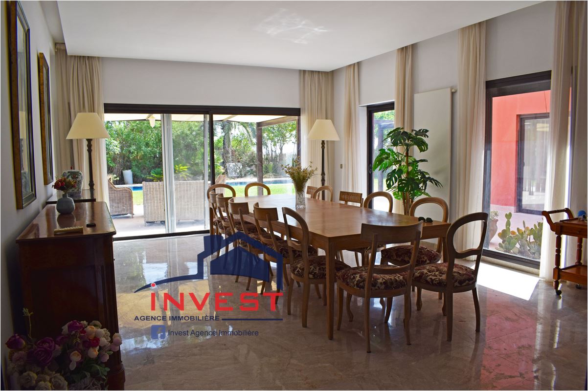 La Marsa&nbsp;Gammart&nbsp;Location&nbsp;Maisons&nbsp;Villa meubl�e vue panoramique golf gammarth