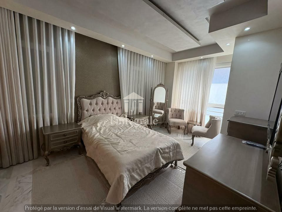 La Marsa&nbsp;Berge Du Lac&nbsp;Location&nbsp;Appart. 5 pi�ces+&nbsp;S4 meubl� de luxe